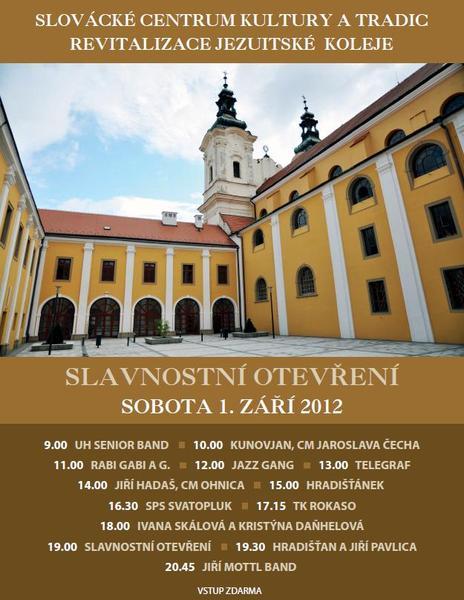 Program otevření Slováckého centra, 464x600, 51.96 KB